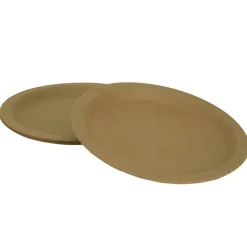 Husholdningsartikler|Campingudstyr*Engangstallerken i papir Ø23 cm 10 stk.