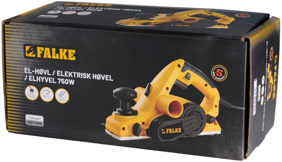 Falke® Små Elmaskiner|Høvle*elhøvl 750 W