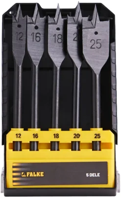 Falke® Bor & Bits*fladborssæt til træ 5 stk.