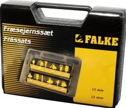 Falke® Øvrigt Tilbehør*fræsejernssæt 12 dele