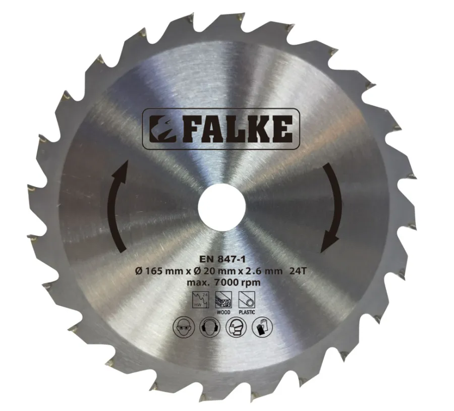 Falke® Savblade & -Klinger*rundsavsklingesæt Ø165 mm 2 stk.