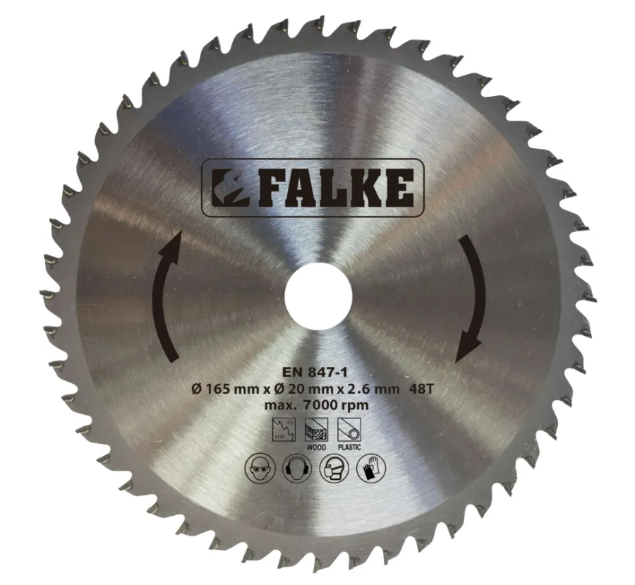 Falke® Savblade & -Klinger*rundsavsklingesæt Ø165 mm 2 stk.