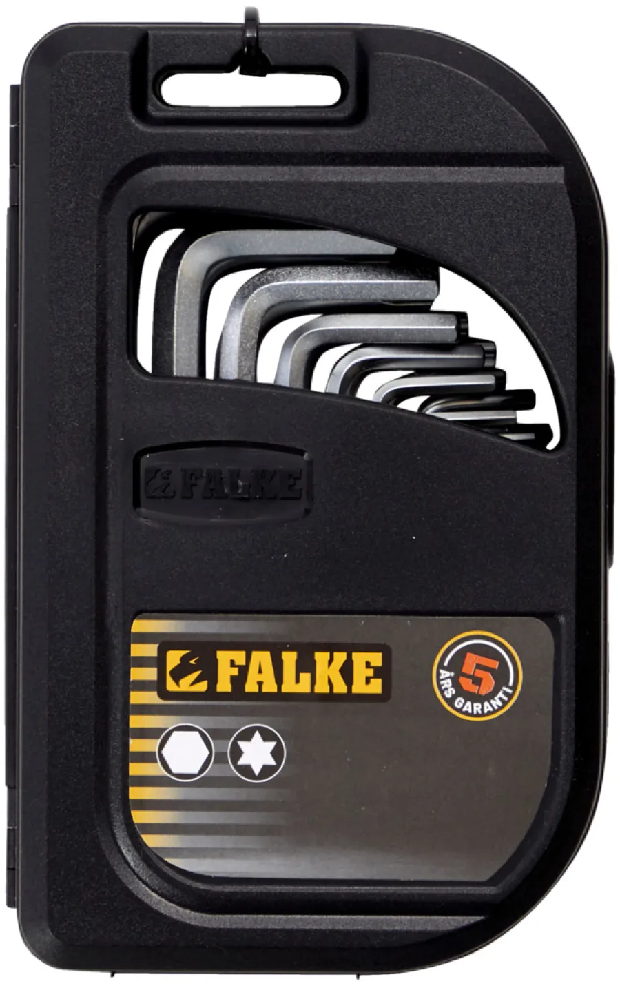 Falke® Spændeværktøj*stift- og torxnøglesæt med 18 dele