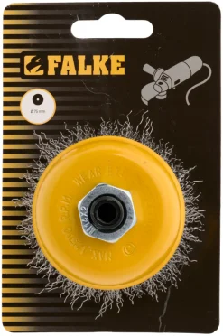 Falke® Sand- & Slibepapir*stålkopbørste fin Ø75 mm