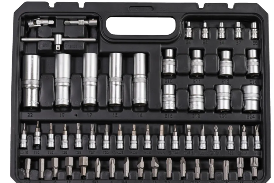 Falke® Spændeværktøj*topnøglesæt 1/2" og 1/4" - 108 dele