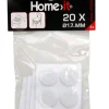HOME it Filtpuder*Filtpuder selvklæbende Ø17 mm hvid - 20 stk.