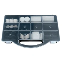 Filtpuder*Filtpuder sort/hvid i boks 275 stk.