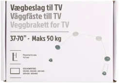 Tv-Ophæng*Fladskærmsbeslag ultra slim 37-70"
