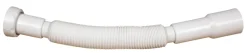 Afløbsrør*Flexslange t/afløb 1 1/4" x 32 x 800 mm Hvid