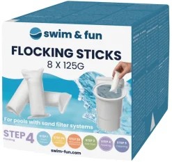 Swim & Fun Poolkemi & Testudstyr|Poolpumper & Filtersystemer*Flocking Stick 1 kg -