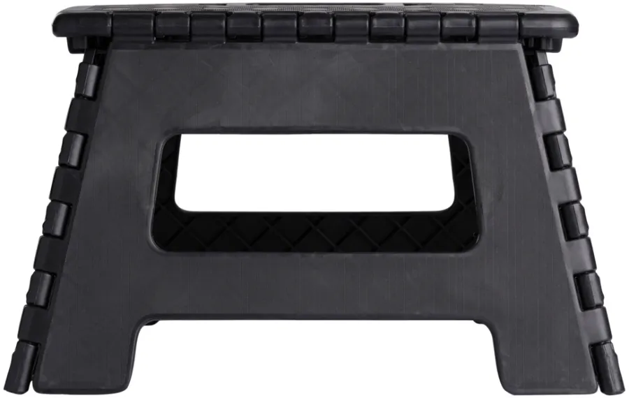 Campingudstyr|Trappestiger, Arbejdsbukke & Skamler*Foldbar skammel 32 x 25 x 22 cm Sort