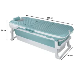 Badekar|Campingudstyr*Foldbart badekar 149 x 61 x 50 cm
