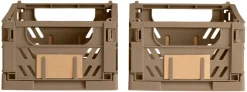 DAY Opbevaringskasser*Foldekasse 3,3 liter 2-pk. - Brun