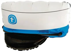 Pynt & Festudstyr*Folieballon studenterhue H39 x 53 cm blå