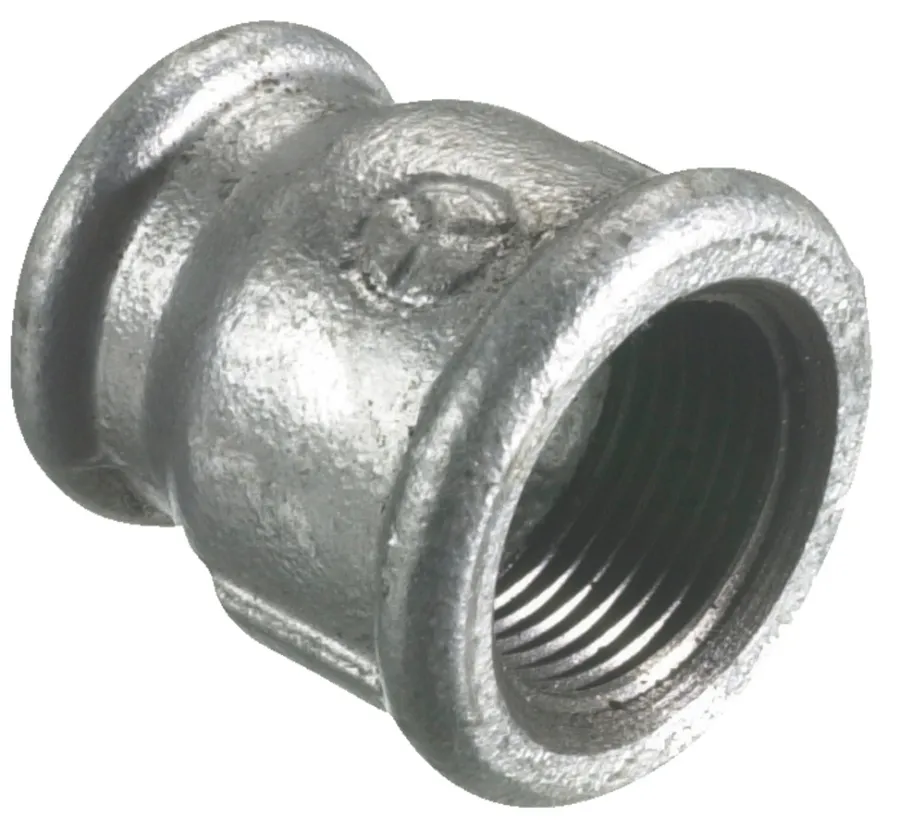 Galvaniserede*Formmuffe galvaniseret 3/4" x 1/2"