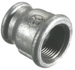 Galvaniserede*Formmuffe galvaniseret 1/2" x 3/8"
