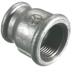Galvaniserede*Formmuffe galvaniseret 1" x 3/4"