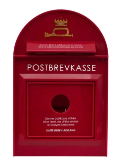 Fuglefrø & Fuglehuse*Fuglehus postkasse Rød