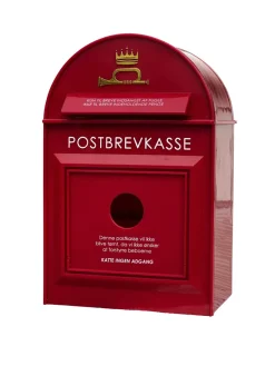 Fuglefrø & Fuglehuse*Fuglehus postkasse Rød