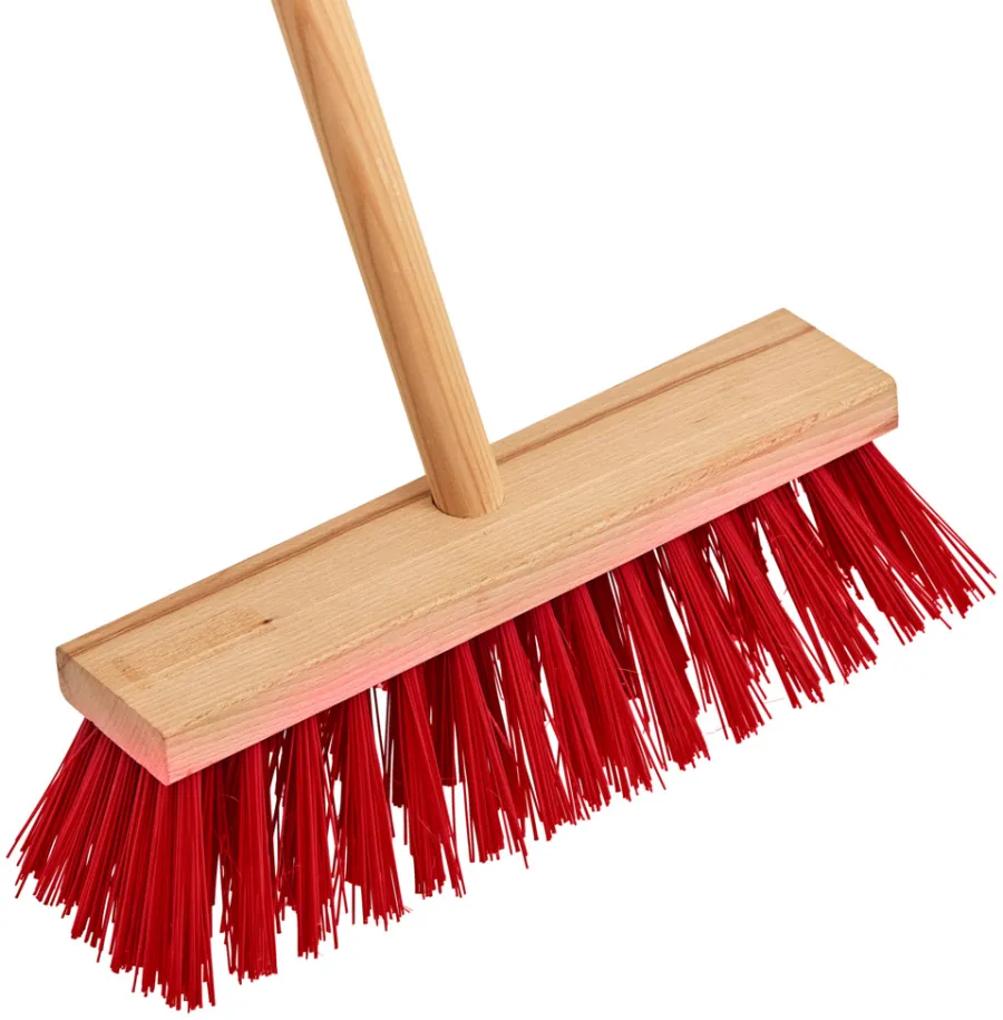 Garden® Rengøringsartikler|Koste*Gadekost 30 cm m/træskaft 140 cm -