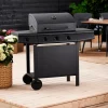 Grillexpert® Gasgrill*Gasgrill 3 brændere og sidebrænder sort -