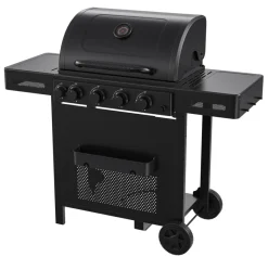 Grillexpert® Gasgrill*Gasgrill m/4 brændere & bagbrænder - Sort