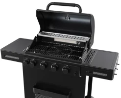 Grillexpert® Gasgrill*Gasgrill m/4 brændere & bagbrænder - Sort