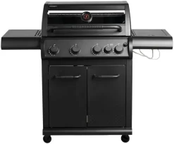 Grillexpert® Gasgrill*Gasgrill med 4 brændere & PowerBurner - Sort