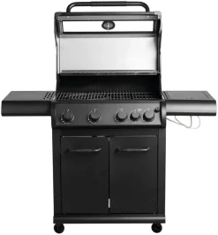 Grillexpert® Gasgrill*Gasgrill med 4 brændere & PowerBurner - Sort