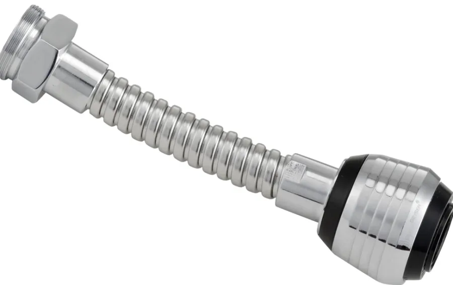 GEYSER® Vvs-Artikler*brusedyse m/metalslange og vandsparer 9 l/min