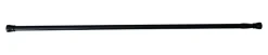 Badeforhæng*GEYSER® forhængsstang sort 110-200 cm Ø22 mm
