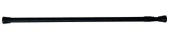 GEYSER® Badeforhæng*forhængsstang sort 70-120 cm Ø22 mm