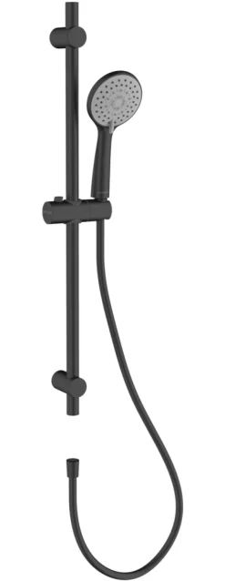GEYSER® Brusehoveder & -Slanger*Lima brusestangssæt Sort