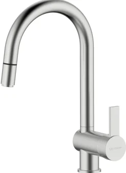 GEYSER® Køkkenarmatur*Max Flex køkkenarmatur Børstet stål