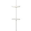 GEYSER® Brusehylder*teleskophylde m/3 hylder hvid