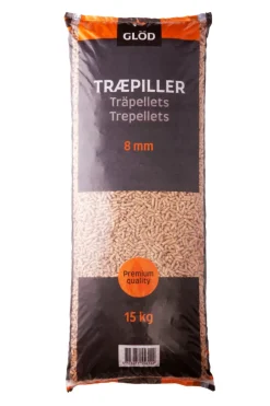 Glöd Brændsel*træpiller 8 mm 15 kg