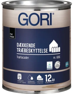 GORI Træbeskyttelse*606 dækkende træbeskyttelse 0,75 liter Kridt