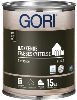 GORI Træbeskyttelse*612 dækkende træbeskyttelse 0,75 liter Kulsort