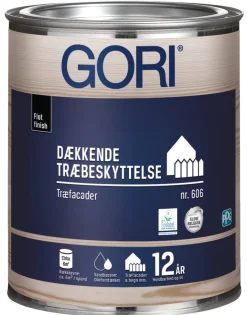 GORI Træbeskyttelse*606 dækkende træbeskyttelse 0,75 liter Kulsort