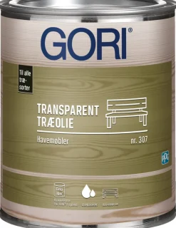 GORI Træolie*307 transparent træolie til havemøbler 0,75 liter Teak