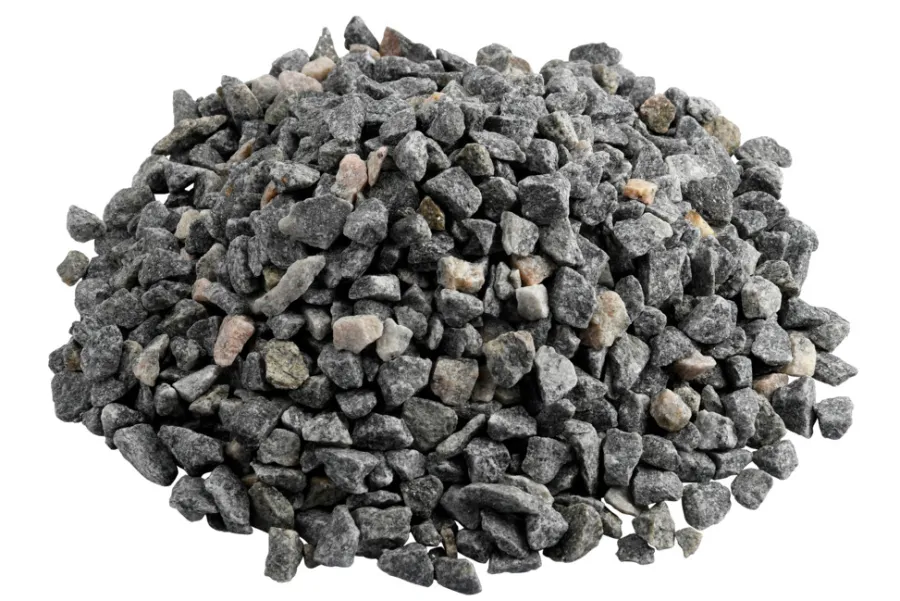 Safestone by ZURFACE Skærver & Sten|Big Bags*Granitskærver grå stenungsund 11–16 mm - Safestone Overvejende grå med en smule hvid og rød i