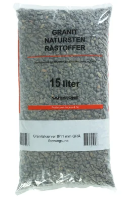 Safestone by ZURFACE Skærver & Sten*Granitskærver 8–11 mm - Safestone Grå Stenungsund