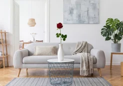 GREENIX Sæsonafslutning|Kunstige Planter*kunstig rose i cellofan Rød
