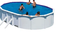 Swim & Fun Pools*Gre poolpakke oval 14550 liter - Hvid