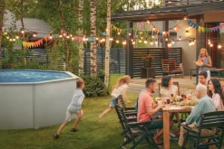 Swim & Fun Pools*Gre poolpakke oval 25323 liter - Hvid