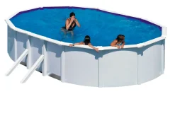 Swim & Fun Pools*Gre poolpakke oval 20893 liter - Hvid