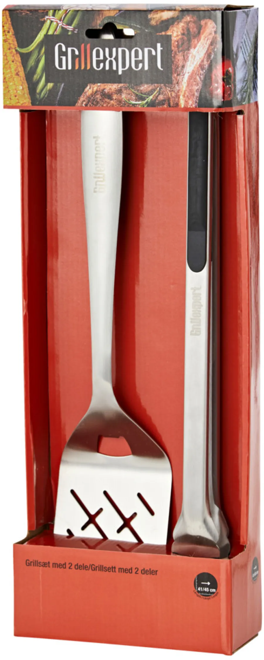 Grillexpert® Bålfad & Tilbehør|Grilltilbehør*Grillsæt 2 dele -