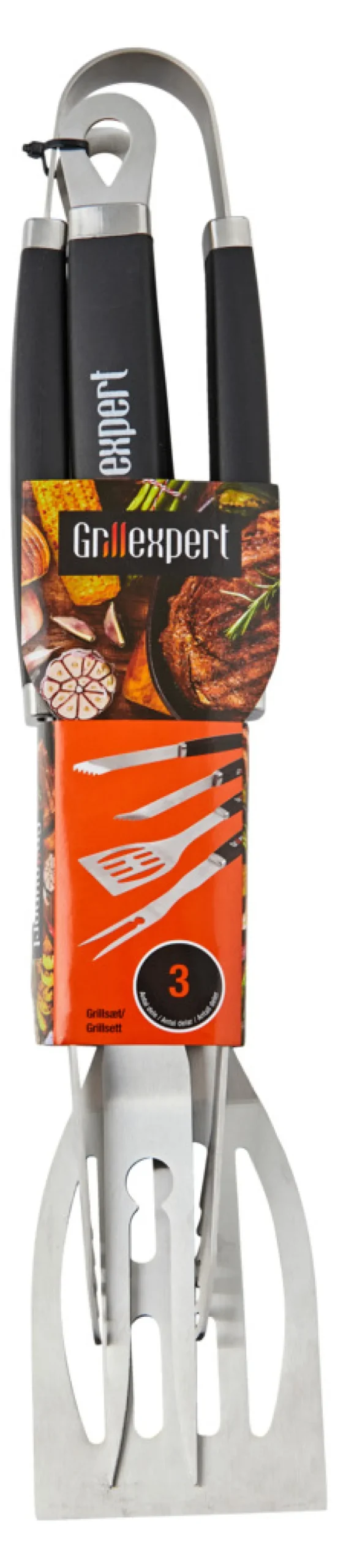 Grillexpert® Bålfad & Tilbehør|Grilltilbehør*Grillsæt med 3 dele -