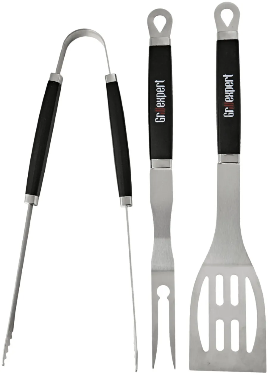 Grillexpert® Bålfad & Tilbehør|Grilltilbehør*Grillsæt med 3 dele -