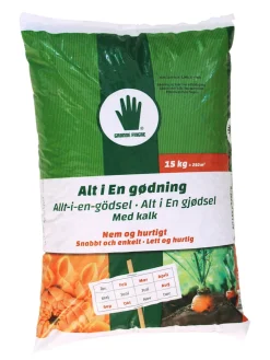 Grønne Fingre® Gødning*alt-i-en gødning 15 kg